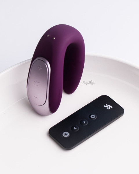 Satisfyer Double Fun App-Enabled Wearable Couples Vibrator with Remote Control