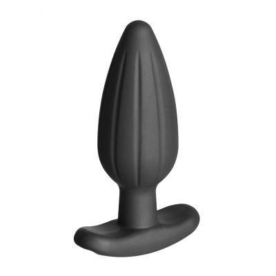 Rocker Silicone Noir Butt Plug Large Electric Shock Sex Toy