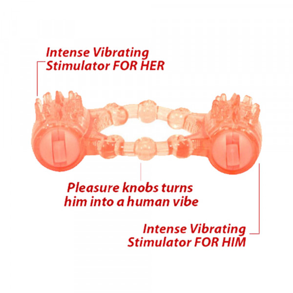 Two-O double pleasure ring