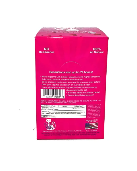 Pink Kitty Gummy Sensual Enhancement - 24 Ct Enhancement - 24 Ct Display