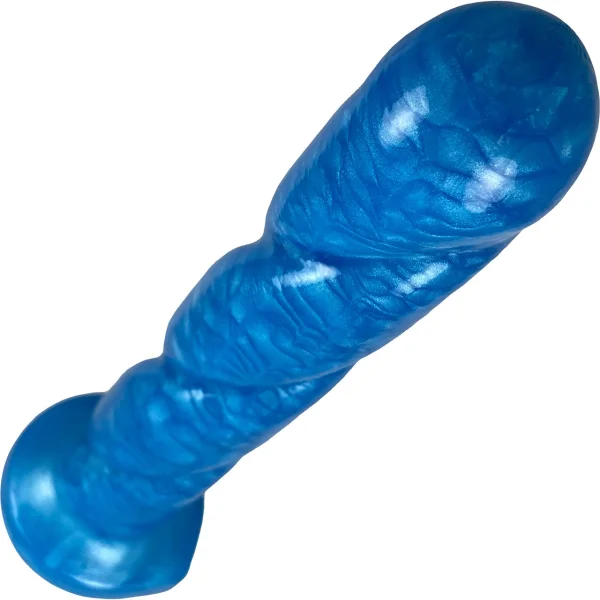 Funkit Toys NoFrillDo Bluetini With A Twist Silicone Dildo