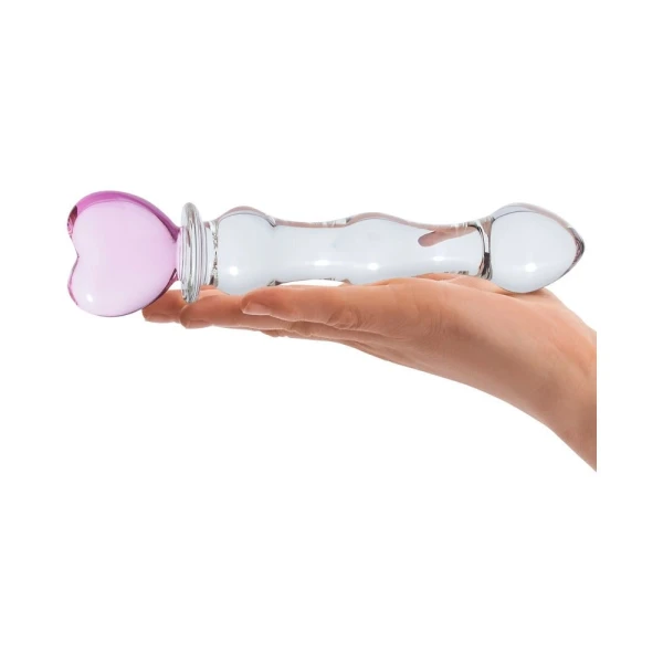 Glas 8" Sweetheart Glass Dildo — image 7 of 8