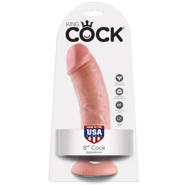 King Cock 8-Inch Cock - Flesh
