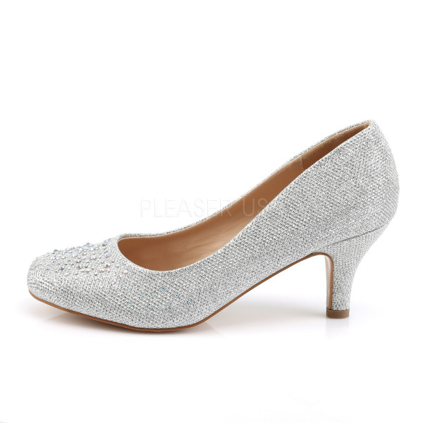 2 1/2 inches Kitten Heel, Pump Embellished w/RS — image 3 of 8