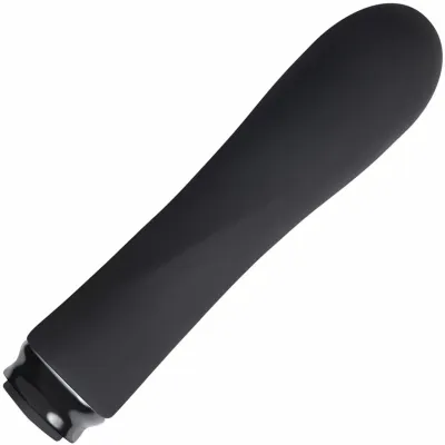 Luxe Scarlet Waterproof Silicone Mini Rechargeable Vibrator Black