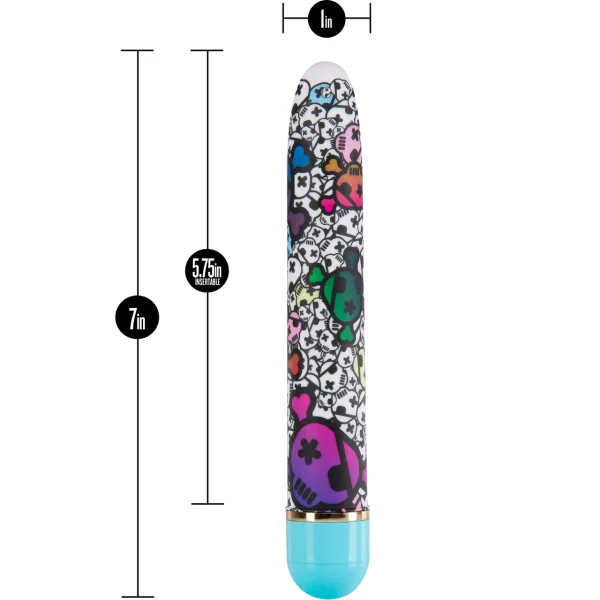 The Collection Play Naughty 10-Function Classic Vibrator By Blush - Blue