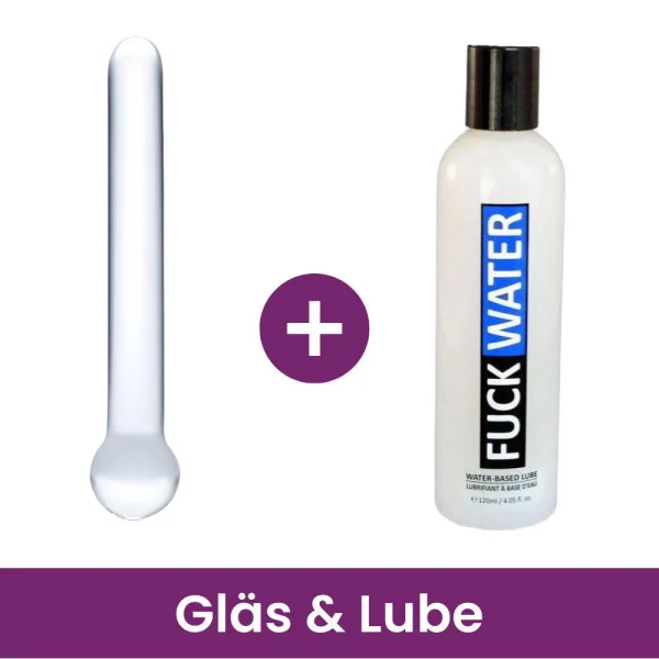 Gläs Straight Glass Dildo - Clear