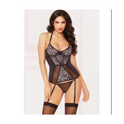 Foxy Lady Bustier Set Black S