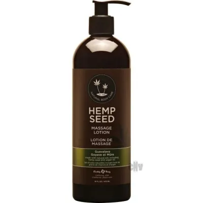 Earthly Body Hemp Massage Lotion Guavalava 16oz