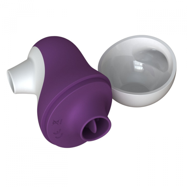 Whisper Quiet Air Pulse Clit Sucker & Tongue Stimulator