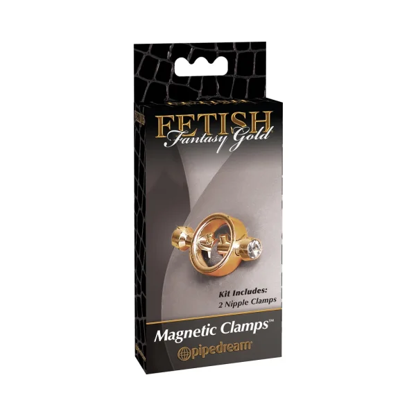 Fetish Fantasy Gold Magnetic Nipple Clamps — image 12 of 16