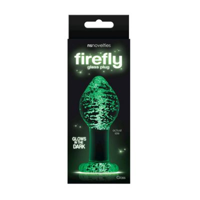 Firefly Glass Plug Large Clear Large