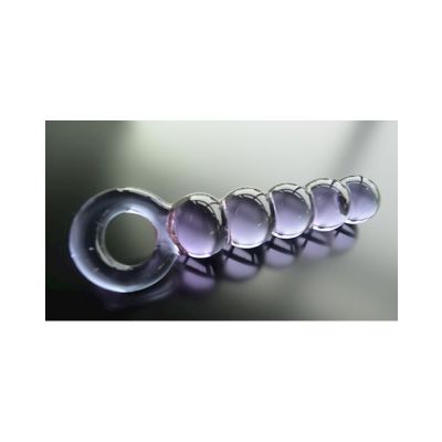 Just One Step At A Time Glass Anal Toy 6 3 Inch