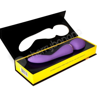 Nu Sensuelle XLR8 Alluvion Purple Ultra Flexible Dual Ended Wand Vibrator