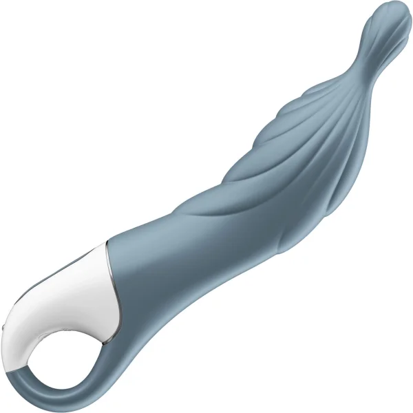 Satisfyer A-Mazing 2 Rechargeable Waterproof 12-Function A-Spot Vibrator - Grey