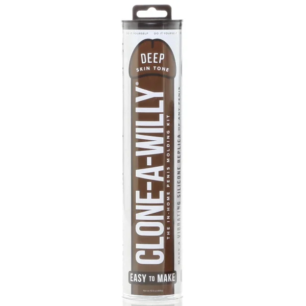 Clone-A-Willy Make Your Own Vibrating Silicone Dildo - Deep Skin Tone