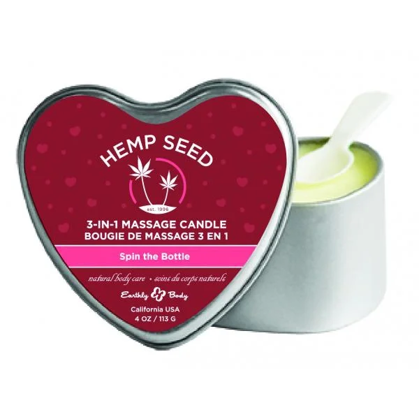 Heart Massage Candle Spin The Bottle 4oz