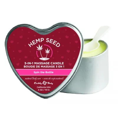 Heart Massage Candle Spin The Bottle 4oz