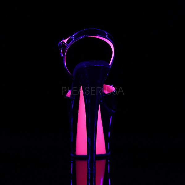 7 inches Heel, 2 3/4 inches PF Two Tone Ankle Strap Sandal — image 24 of 24