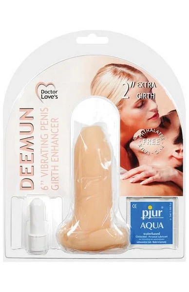 Deemun Penis Girth Enhancer Vibrating 6 Inches Beige — image 4 of 4