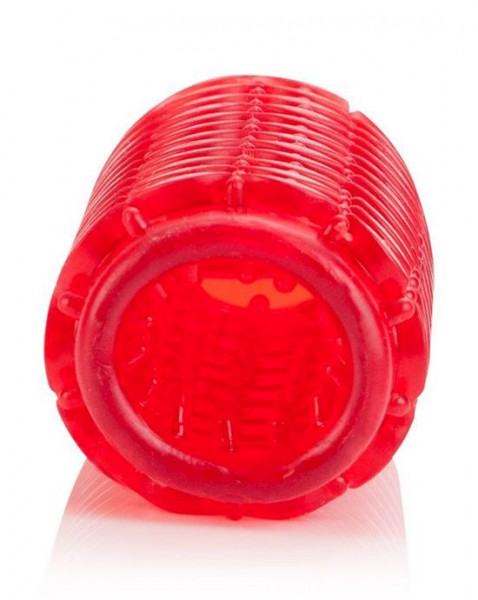10 Function Adonis Vibrating Stroker Red