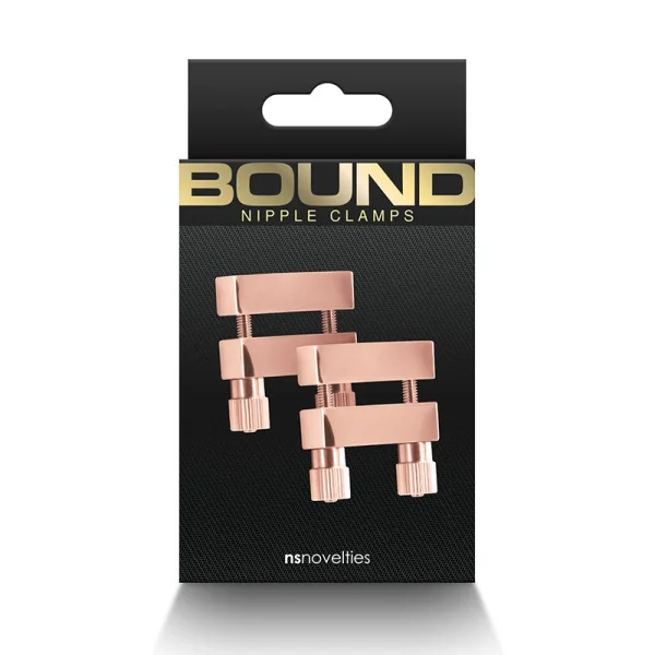 Bound Adjustable V1 Nipple Clamps By NS Novelties - Gunmetal