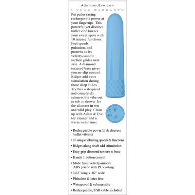 Blue Diamond 3 6 Bullet Vibrator