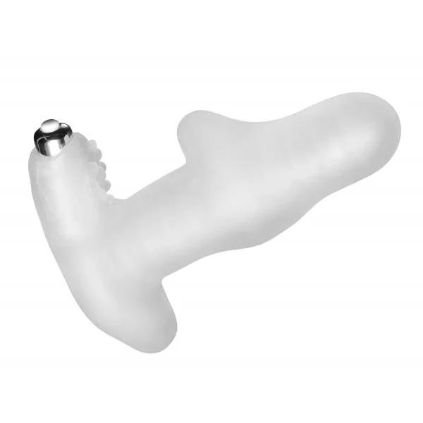Fill Her Up Vibe Tunnel With Clit Stimulator