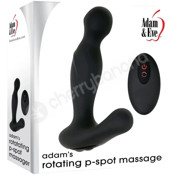 Adam & Eve Adam's Rotating P-spot Massager With Remote Control