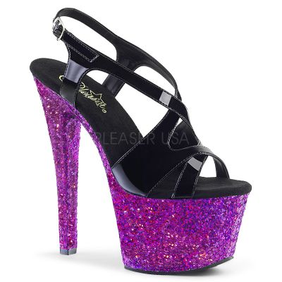 7 inches Heel 2 3 4 inches PF Criss Cross Sling Back Sandal