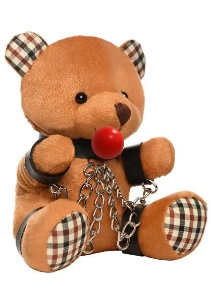 Gagged Teddy Bear Plush