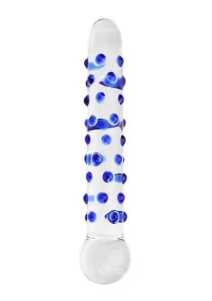 Spectrum Nubby Textured Glass Dildo