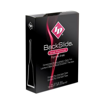 Id Backslide Anal Inserts 8ml 4 Inserts Per Box