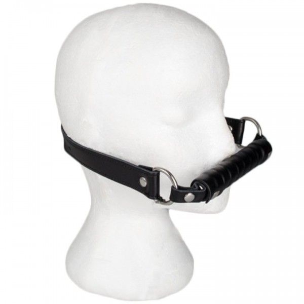 Bondara Luxe Black Leather Bit Gag — image 4 of 4