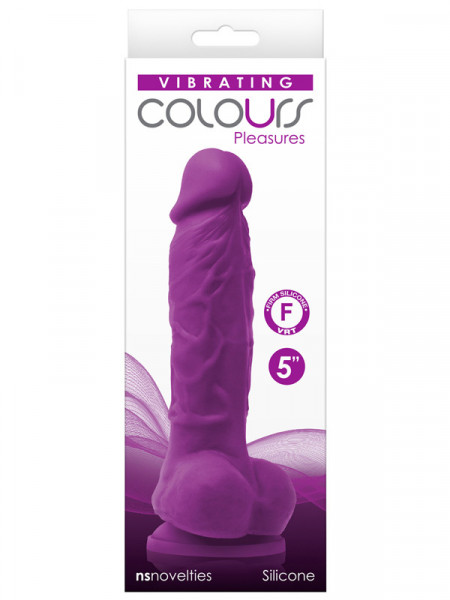 5" Vibrating Cock + Balls