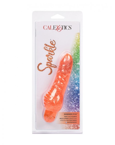 Sparkle Shimmer Stud - Orange