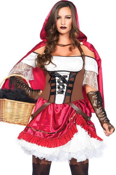 Leg Avenue 2 Pce Rebel Riding Hood Costume