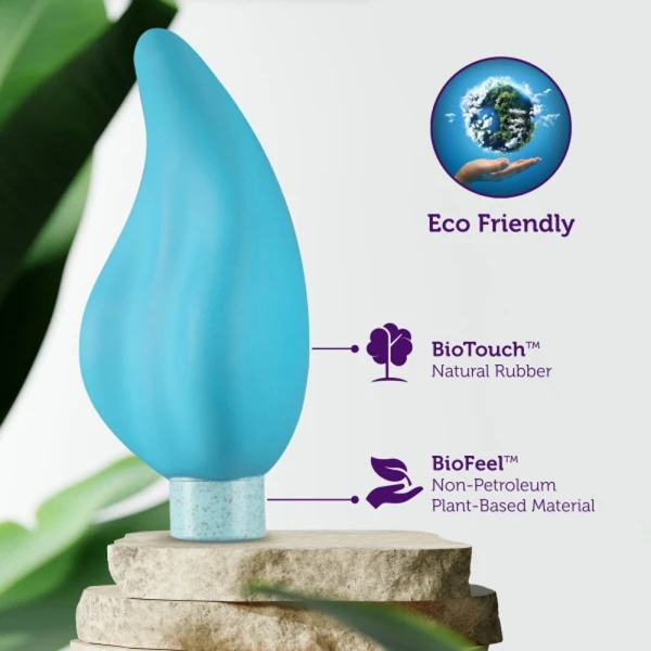 Gaia Eco Caress Bullet And Sleeve Aqua