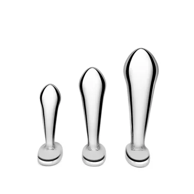 B Vibe 3 Piece Stainless Steel P Spot Training Set