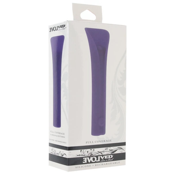 Zero Tolerance Full Coverage Rechargeable Waterproof Silicone Clitoral Vibrator - Purple