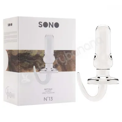 Sono No 13 Clear Tailed Butt Plug