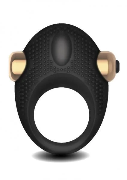Frederick's of Hollywood Vibrating Couple's C-Ring Black