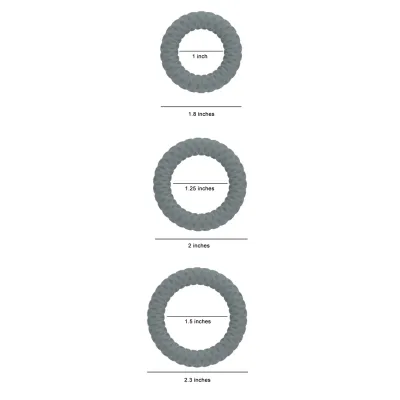 Maia Onyx 3pc C Ring Set