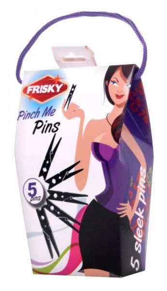 Frisky Pinch Me Clothes Pins Black