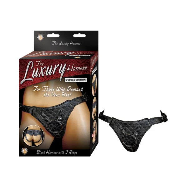 The Luxury Harness Deluxe Edition-black