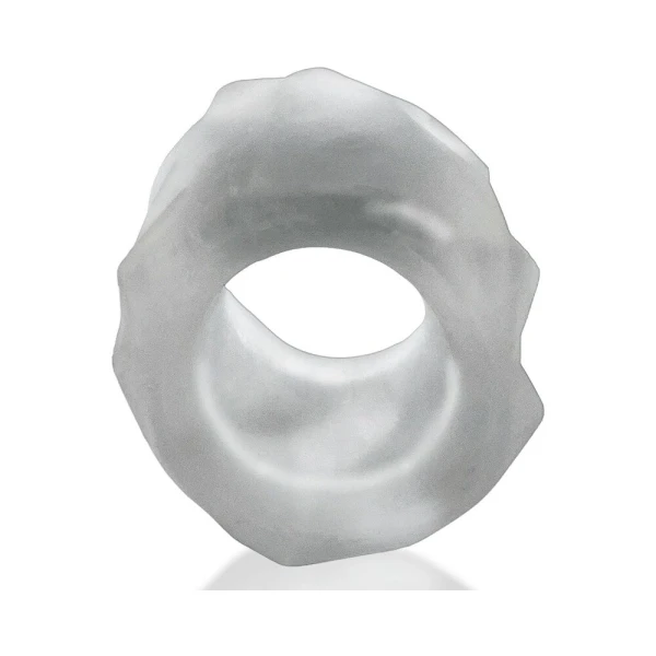 Extreme Bondage Gear:  Hunkyjunk Fractal Tactile Ballstretcher Clear Ice