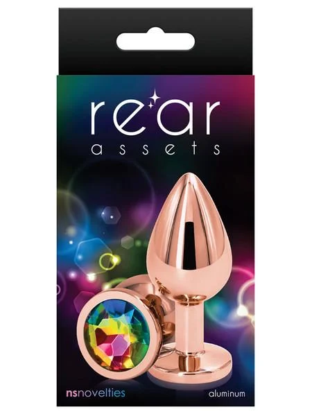 Rear Assets Rose Gold Medium BUTT PLUG