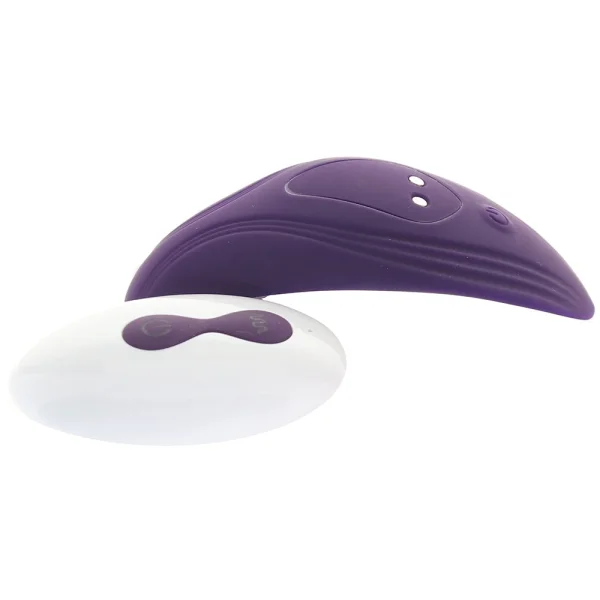 Playboy Our Little Secret Rechargeable Silicone Panty Vibe With Remote - Purple