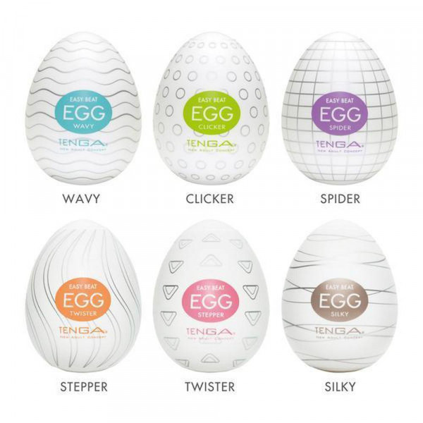 Tenga Egg Variety Pack Penis Masturbator Sleeves