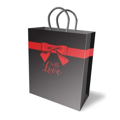 With Love Gift Bag Black